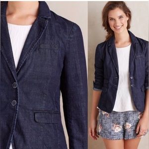 ANTHROPOLOGIE PILCRO And The Letterpress Denim Jacket